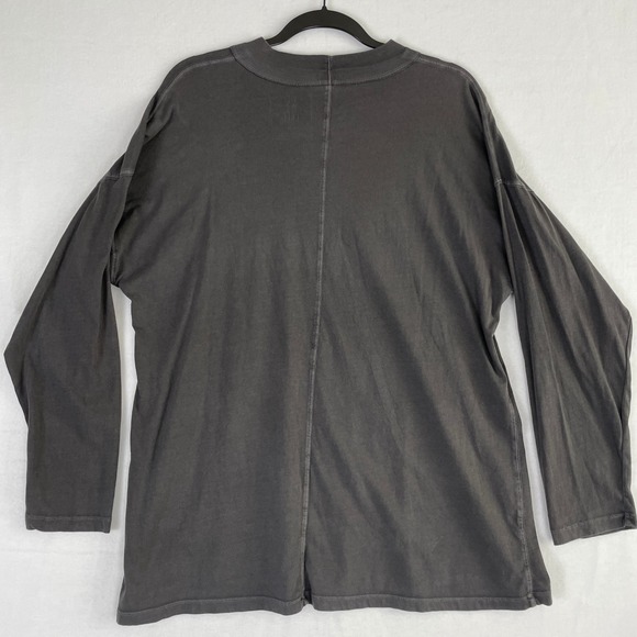 We The Free Long Sleeve Tunic Top Oversized Relaxed Fit Gray Small S - Picture 4 of 6